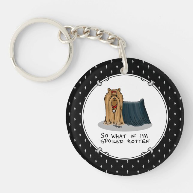 Porte-clefs Yorkshire Terrier (Yorkie) (Devant)