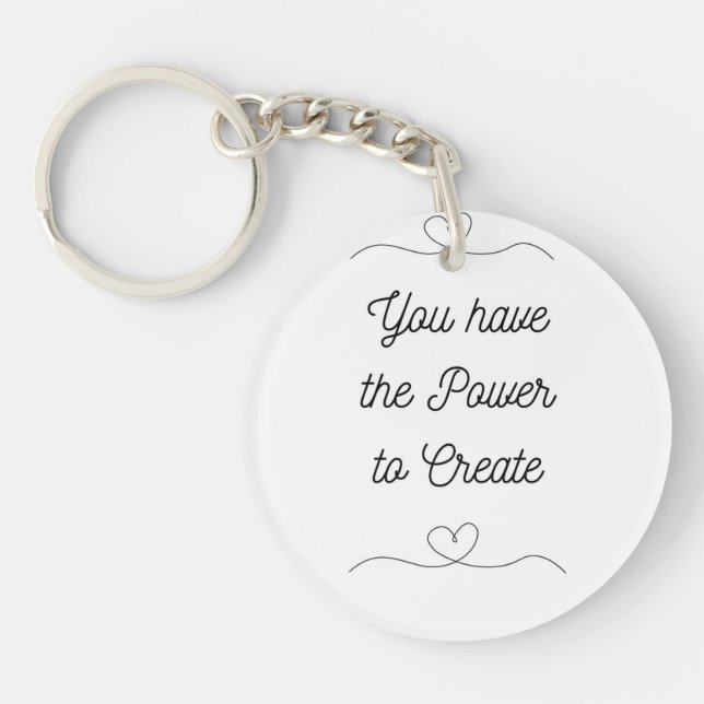Porte-clefs You have the Powe to Create (Devant)