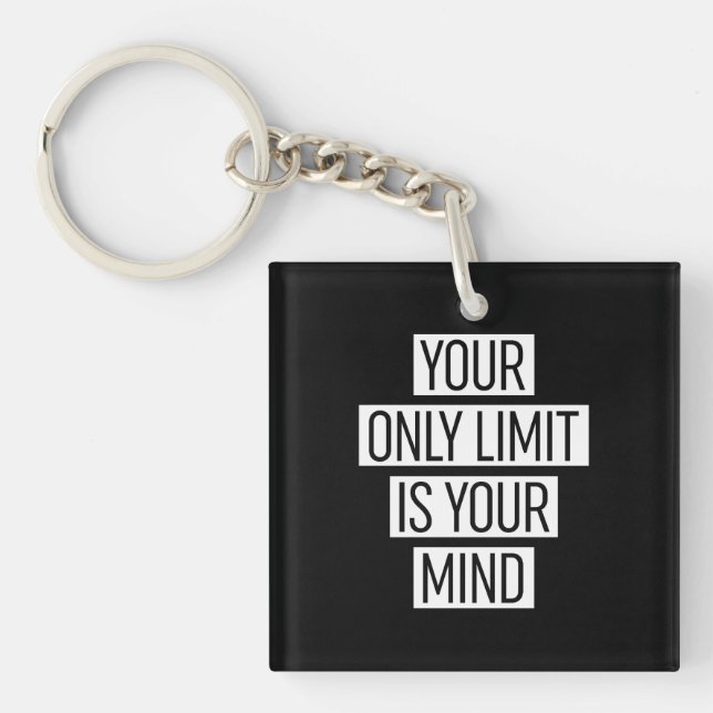 Porte-clefs Your Only Limit (Devant)