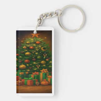 Porte-clefs Yuletide Glow: Tree of Wonder Keychain