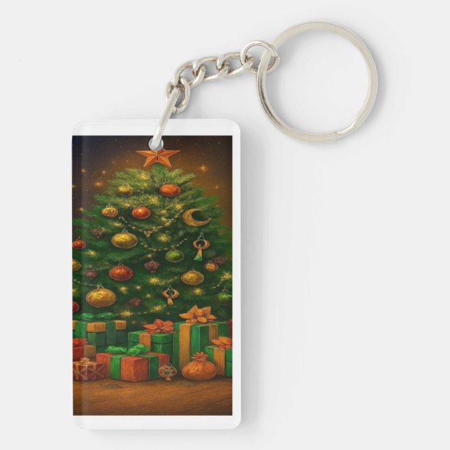 Porte-clefs Yuletide Glow: Tree of Wonder Keychain (Dos)