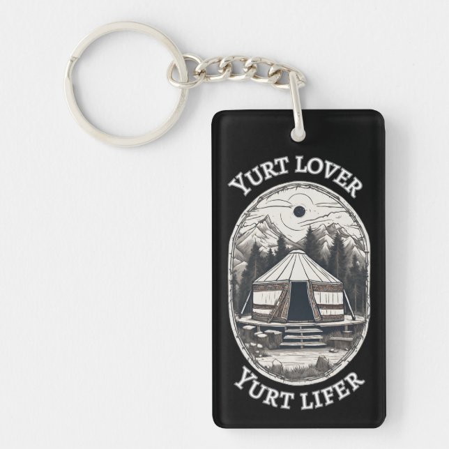 Porte-clefs Yurt Amant Yurt Lifer Funny Yurt Tent (Devant)