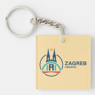 Porte-clefs Zagreb Croatie Europe