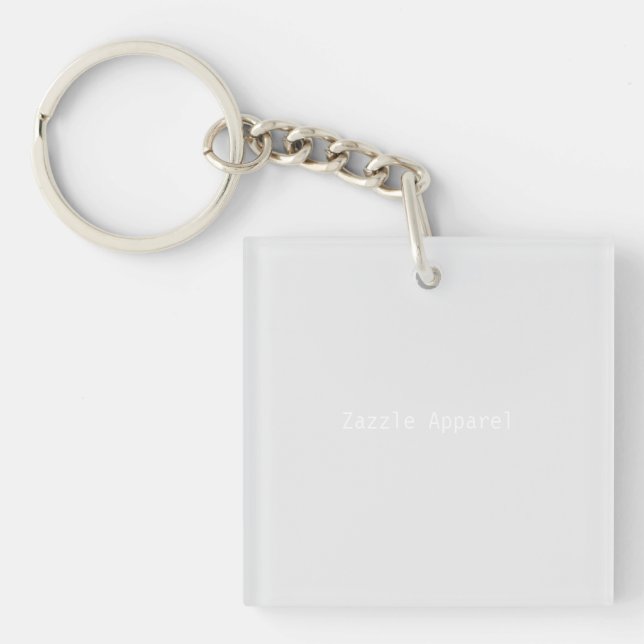 Porte-clefs Zazzle porte - clé de l'ébauche du vêtement (Devant)