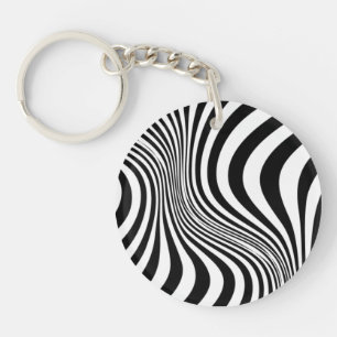 Porte-clefs Zebra Skin Print Texture Motif-88488