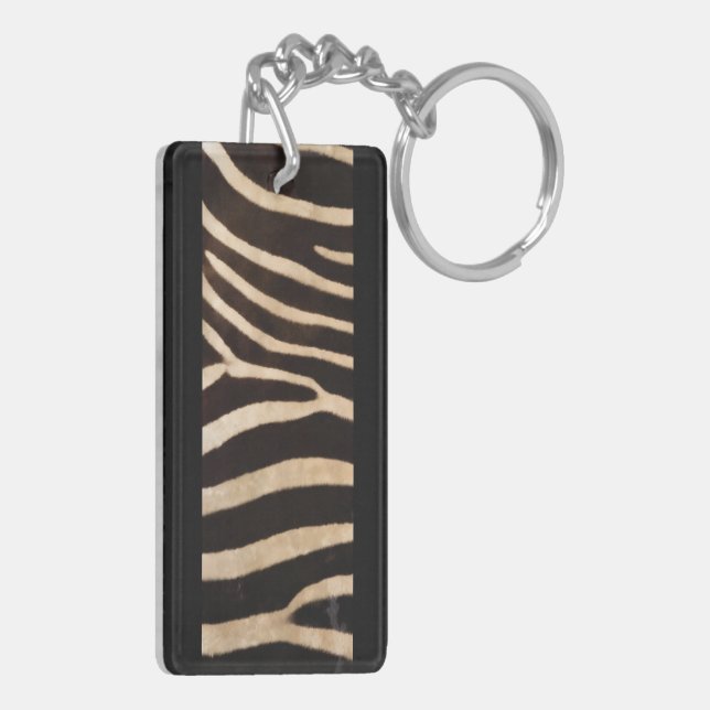 Porte-clefs Zebra sur un porte - clé (Dos gauche)