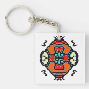 Porte-clefs Zen Ethnique Vibrant