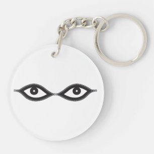 Porte-clefs Zipper eyes