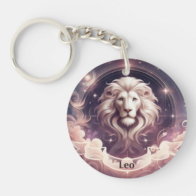 Porte-clefs Zodiaque céleste de Leo (Devant)