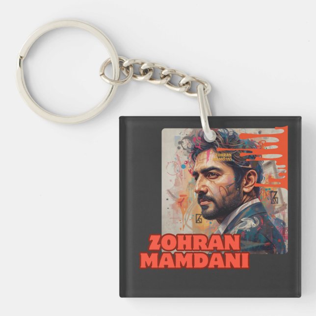 Porte-clefs Zohran Mamdani (Devant)