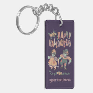 Porte-clefs Zombies de poupée de saguette d'Halloween (4) -