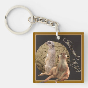 Porte-clefs Zoo de Meerkats Indianapolis