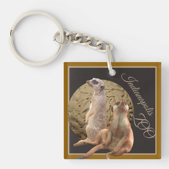 Porte-clefs Zoo de Meerkats Indianapolis (Devant)