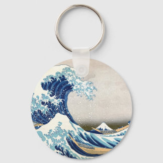 Porte-clés 北斎 Great Wave Off Kanagawa Hokusai Fine Art