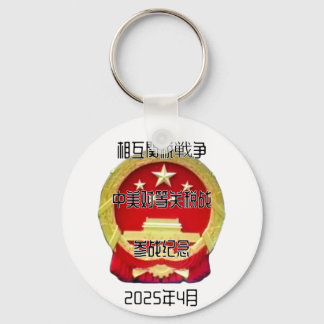 Porte-clés 相 互 関 税 戦 争 中  de  de  de  20254