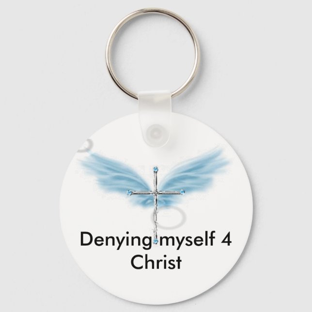 Porte-clés 00q30518k7L, Je me refuse 4 Christ (Recto)