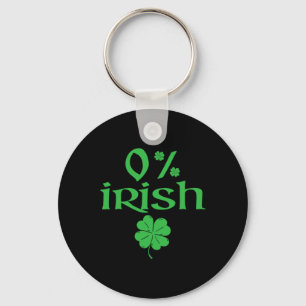Porte-clés 0% Irlandais Fête de la Saint-Patrick Trèfle Famil