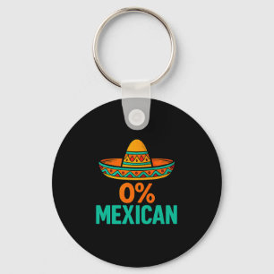 Porte-clés 0 pour cent mexicain drôle cinco de mayo sombrero