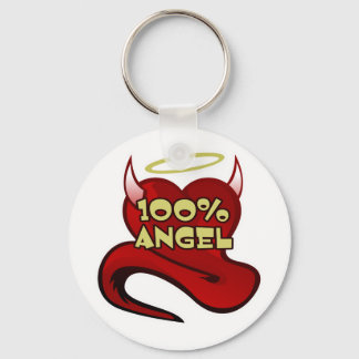 Porte-clés 100% Angel Devil Coeur