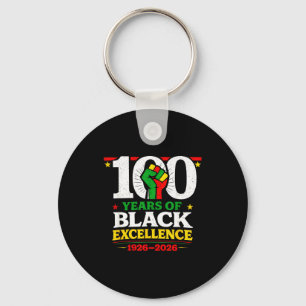 Porte-clés 100 Ans d'Excellence Noire Centenaire