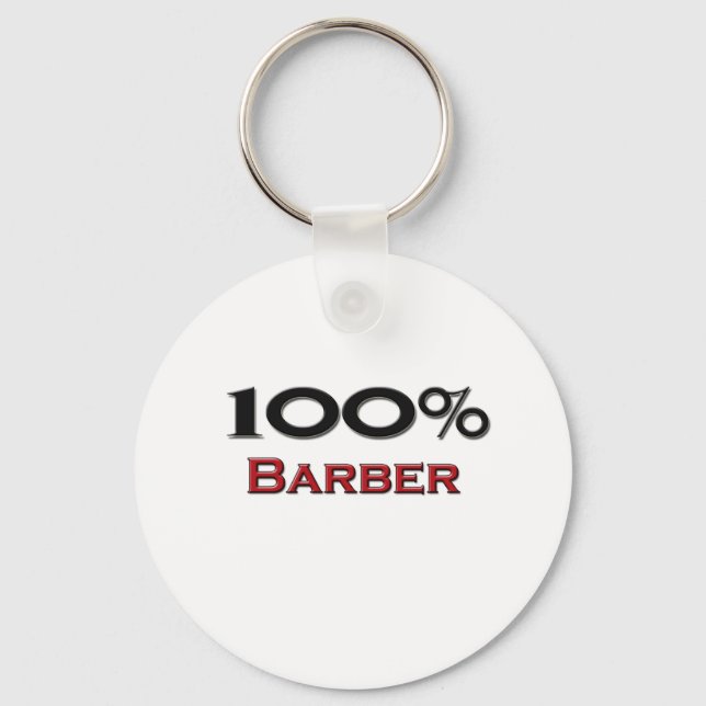 Porte-clés 100 % Barbier (Recto)
