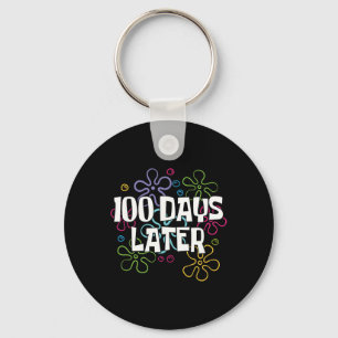 Porte-clés 100 Jours Après 100 Jours D'Enseignant D'École 100