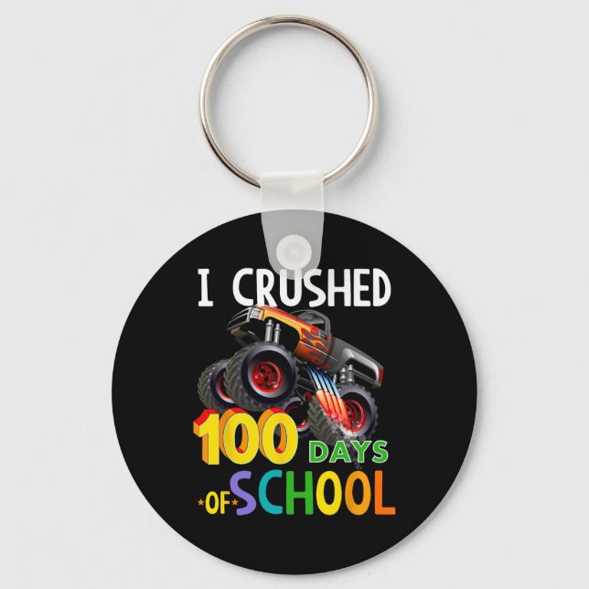 Porte-clés 100 Jours De Camion Monster (Recto)