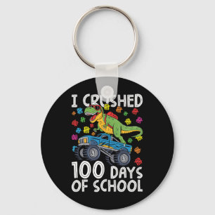 Porte-clés 100 Jours De Camion Monster De L'École T-rex 100e 
