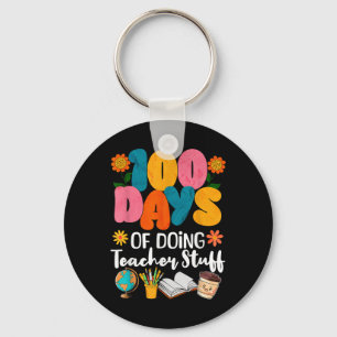 Porte-clés 100 Jours De Faire Des Stups D'Enseignant 100E Jou