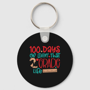 Porte-clés 100 Jours de la vie de 2e année de Livin 100 Jours