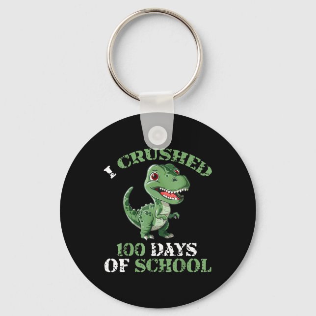 Porte-clés 100 Jours De L'École Tyrannosaurus 100E Jour De (Recto)
