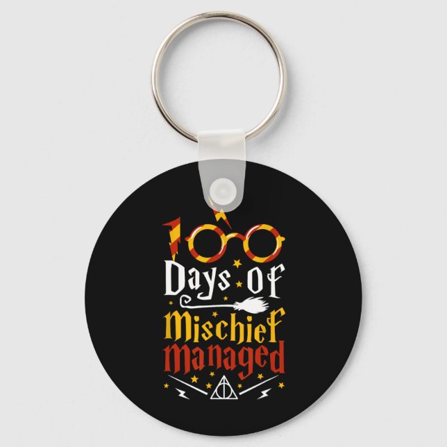 Porte-clés 100 Jours De Mal Géré 100E Jour D'École (Recto)