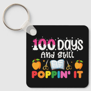 Porte-clés 100 jours d'école et toujours en forme