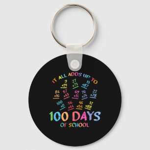 Porte-clés 100 Jours D'école Mathématiques Addition 100ème Ca