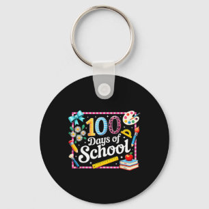 Porte-clés 100 jours d'école prépa coquette bow enseignant en