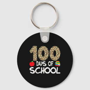 Porte-clés 100 Jours D'école Professeur Léopard 100ème Jour D