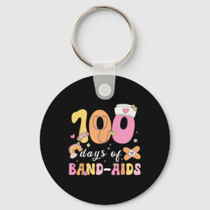 Porte-clés 100 Jours D'Infirmière De L'École De Bynd-sida 100