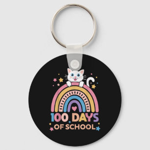 Porte-clés 100 Jours Enfants intelligents Filles Kitten Chat