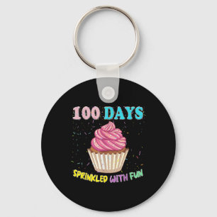 Porte-clés 100 Jours Fun Pink Cupcake 100E Jour De S