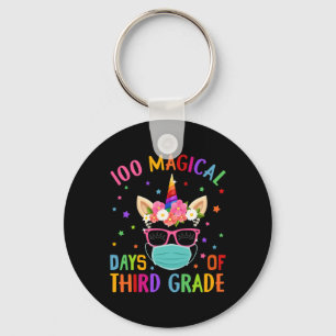 Porte-clés 100 Jours Magiques De Troisième Classe Unicorn Mas