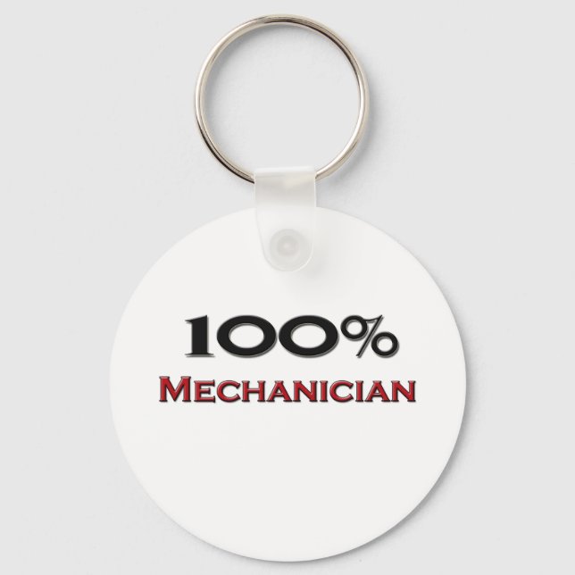 Porte-clés 100% Mécanicien (Recto)