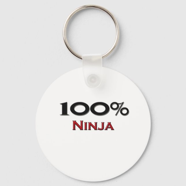 Porte-clés 100% Ninja (Recto)