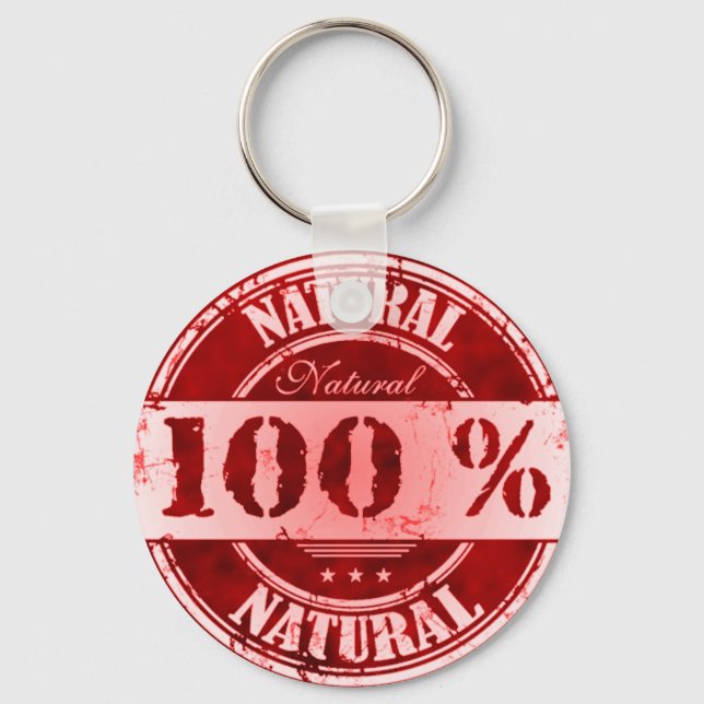 Porte-clés 100% Porte - clé naturel (Recto)