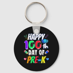 Porte-clés 100e Jour De Cadeau Scolaire 100 Jours D'Enseignan