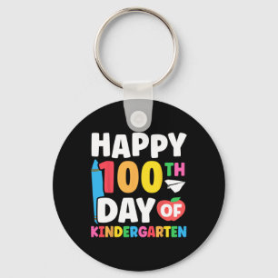 Porte-clés 100E Jour De Maternelle Enfants 100 Jours D'École
