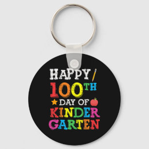 Porte-clés 100e Jour De Maternelle Joyeux 100e Jour De Schoo