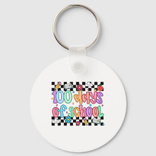 Porte-clés 100e jour d'école enseignant enfant drôle 100 jour