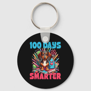 Porte-clés 100ème Jour De L'École 100 Jours Smarte