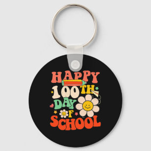 Porte-clés 100ème Jour De L'École Enseignant Enfants 100 Jour