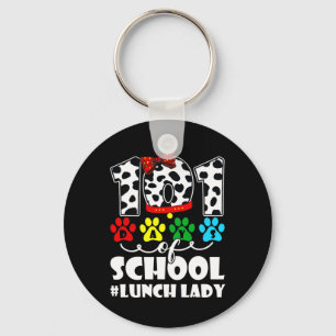 Porte-clés 101 Jours Déjeuner Lady Mignonne Amoureux des chie
